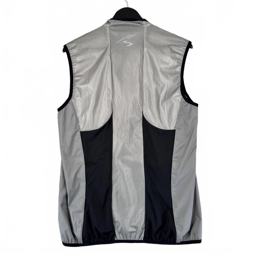 Showers Pass Adult Lightweight Gray Cycling Vest, Extra Large Reflective - Picture 7 of 9